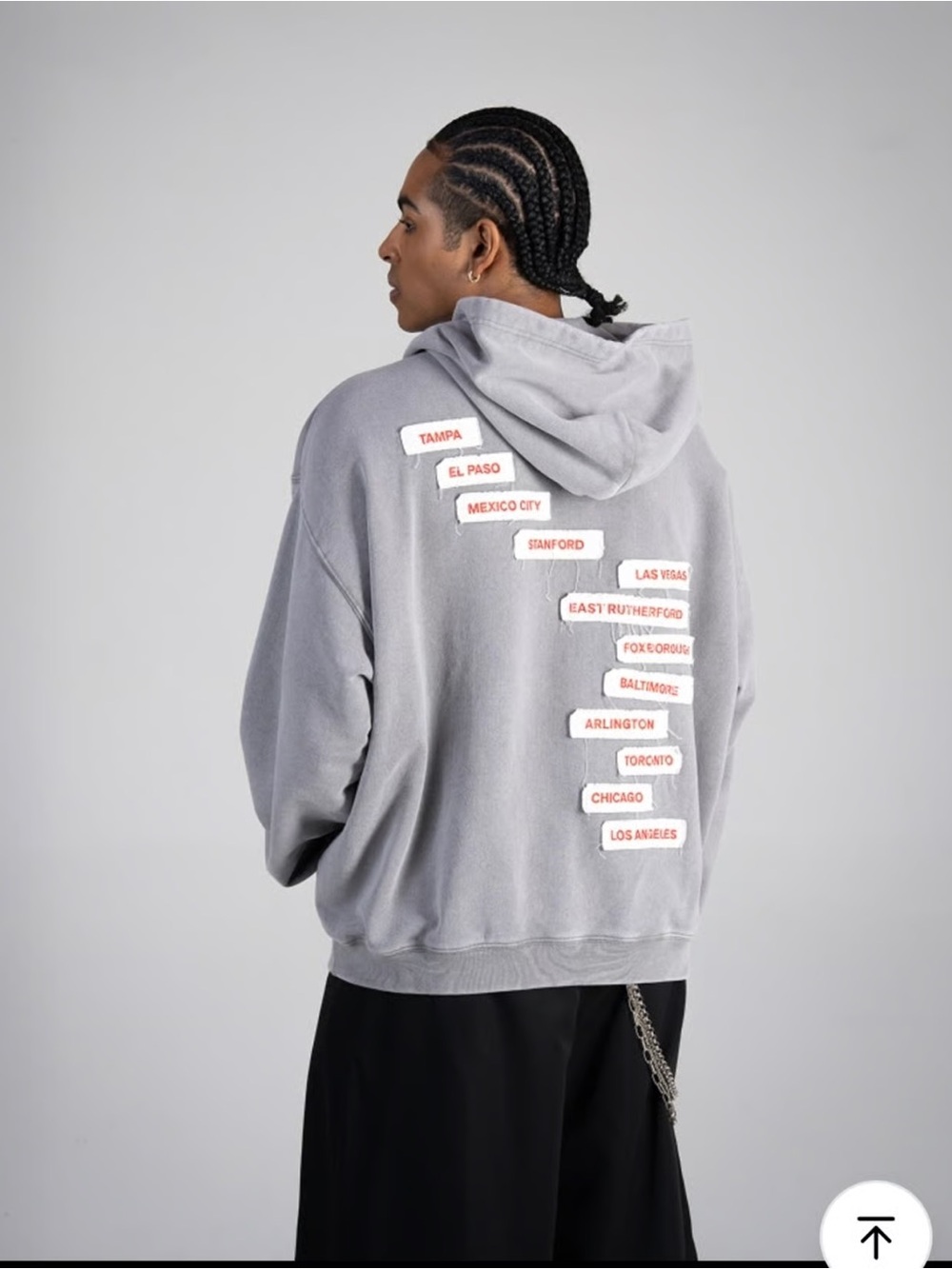 BTS Arirang World Tour Zip Up Hoodie Grey L - Picture 5 of 9